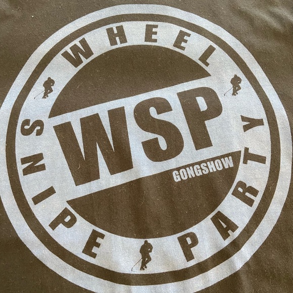 Gongshow “WSP - Wheel, Snipe, Party”. T- shirt. Size small - Picture 2 of 3
